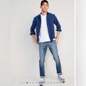 Old Navy Men’s Classic Straight Leg Built-In Flex Jeans for Men Size 28x30